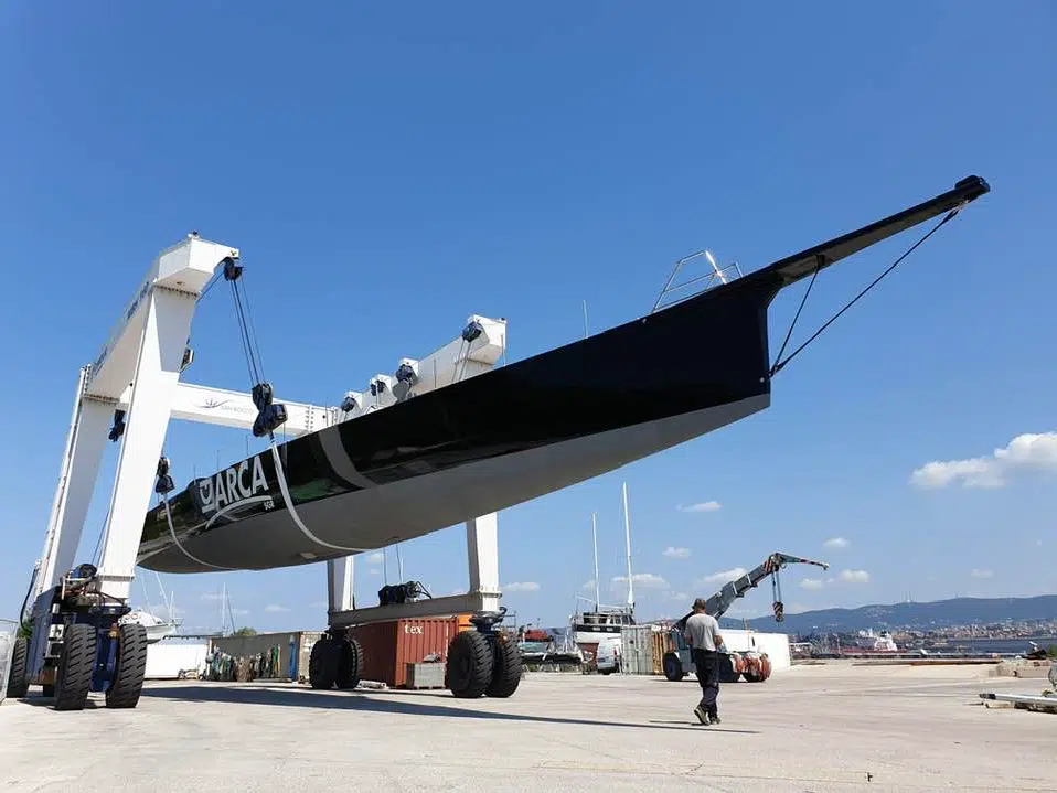 Nuovo Bobstay e running rigging per ARCA SGR