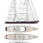 Perini Navi S/Y Piropo Sail Plan