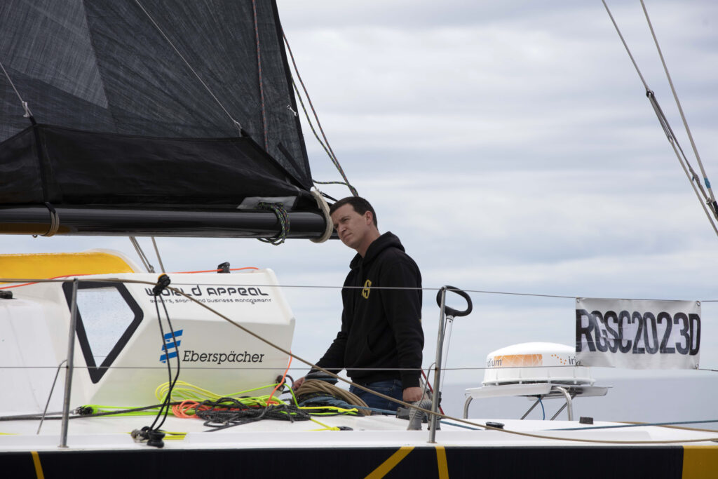 Tosetto alla Global Solo Challenge 2023 / 24 con le cime Armare Ropes