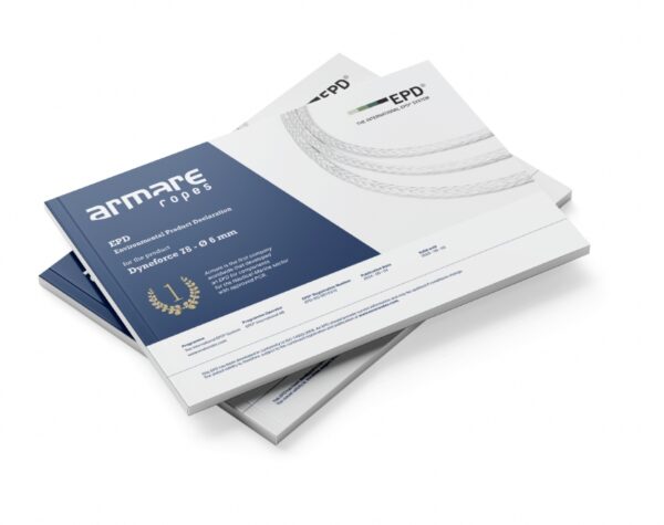 EPD per le cime nautiche sostenibili di Armare Ropes